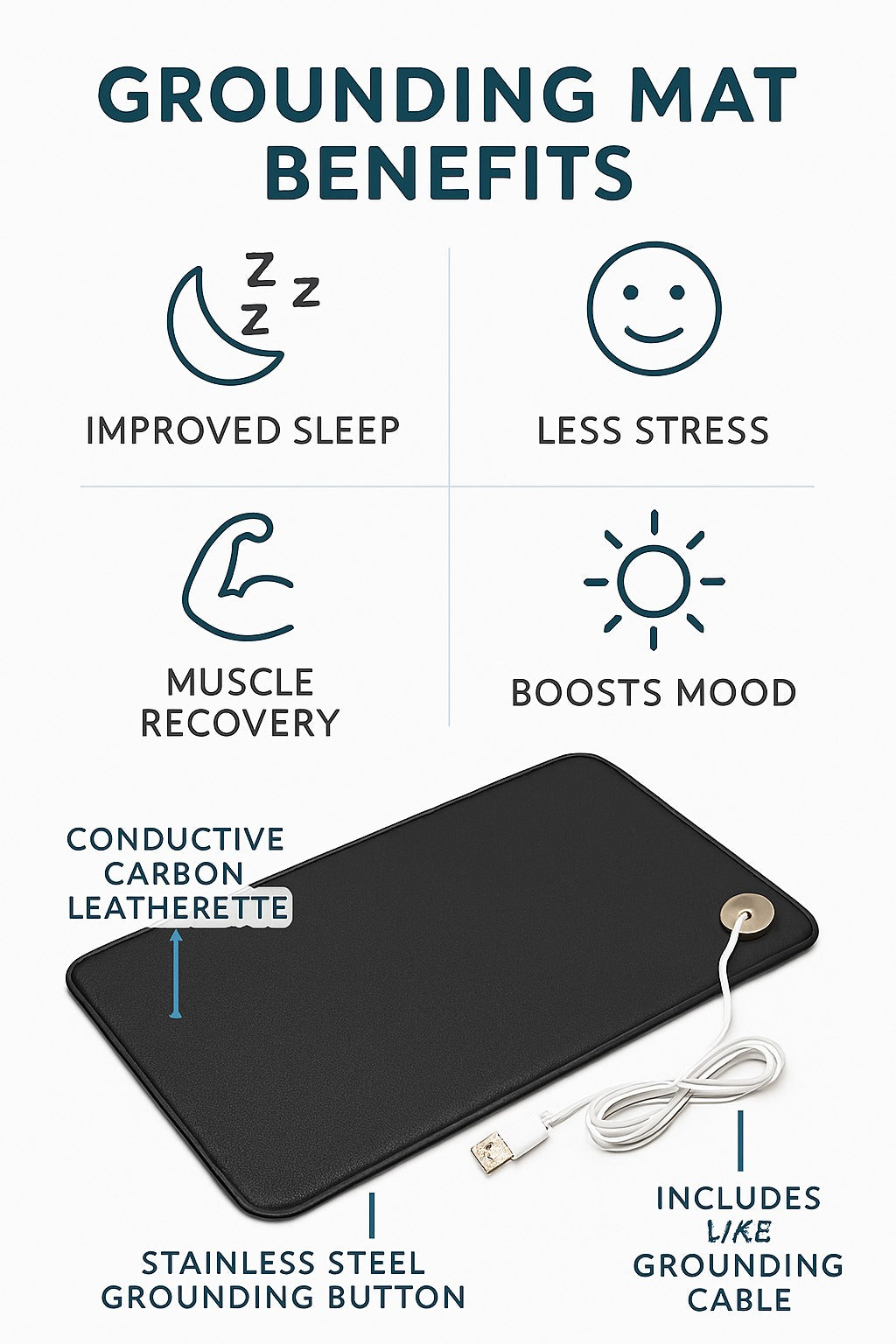 Premium Grounding & Earthing Mat | Grounding Center™